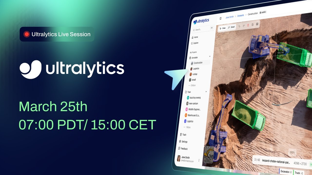 Ultralytics Live Session 21: Launching Ultralytics Platform!