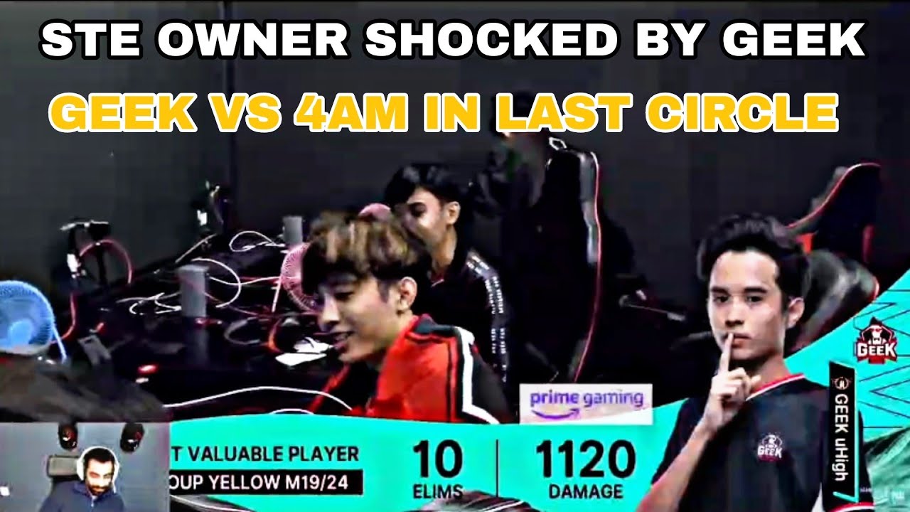 Everyone Shocked By GEEK Fam UHigH Solo 10 kills 😯 Geek Fam vs 4AM 😳 Geek Fam16 kills chicken dinner