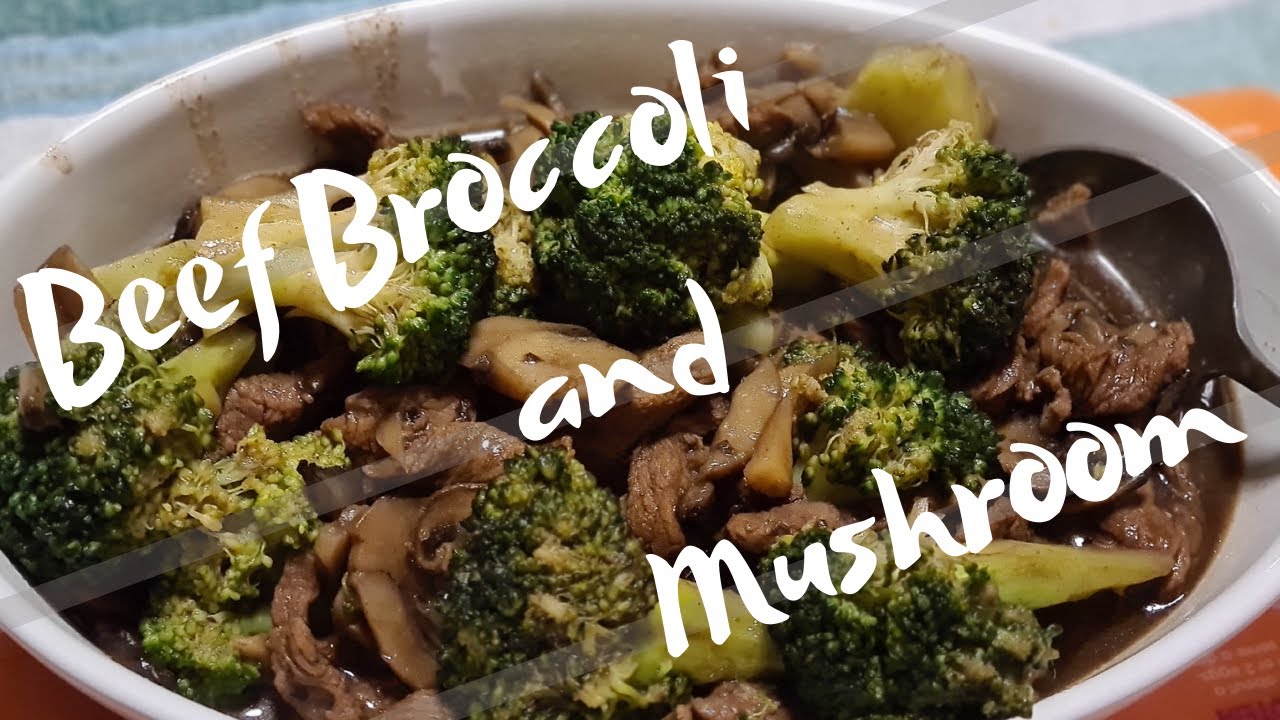 Beef Broccoli and Mushroom Stir Fry