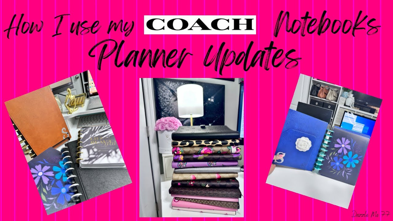 🌀PLANNER updates & How I use my COACH notebooks🤓🌀