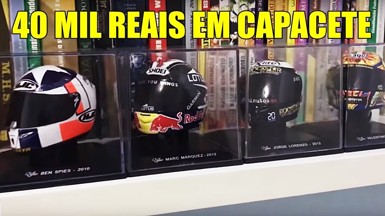 MINHA COLE&Ccedil;&Atilde;O DE CAPACETE 😍 - DONAS46!