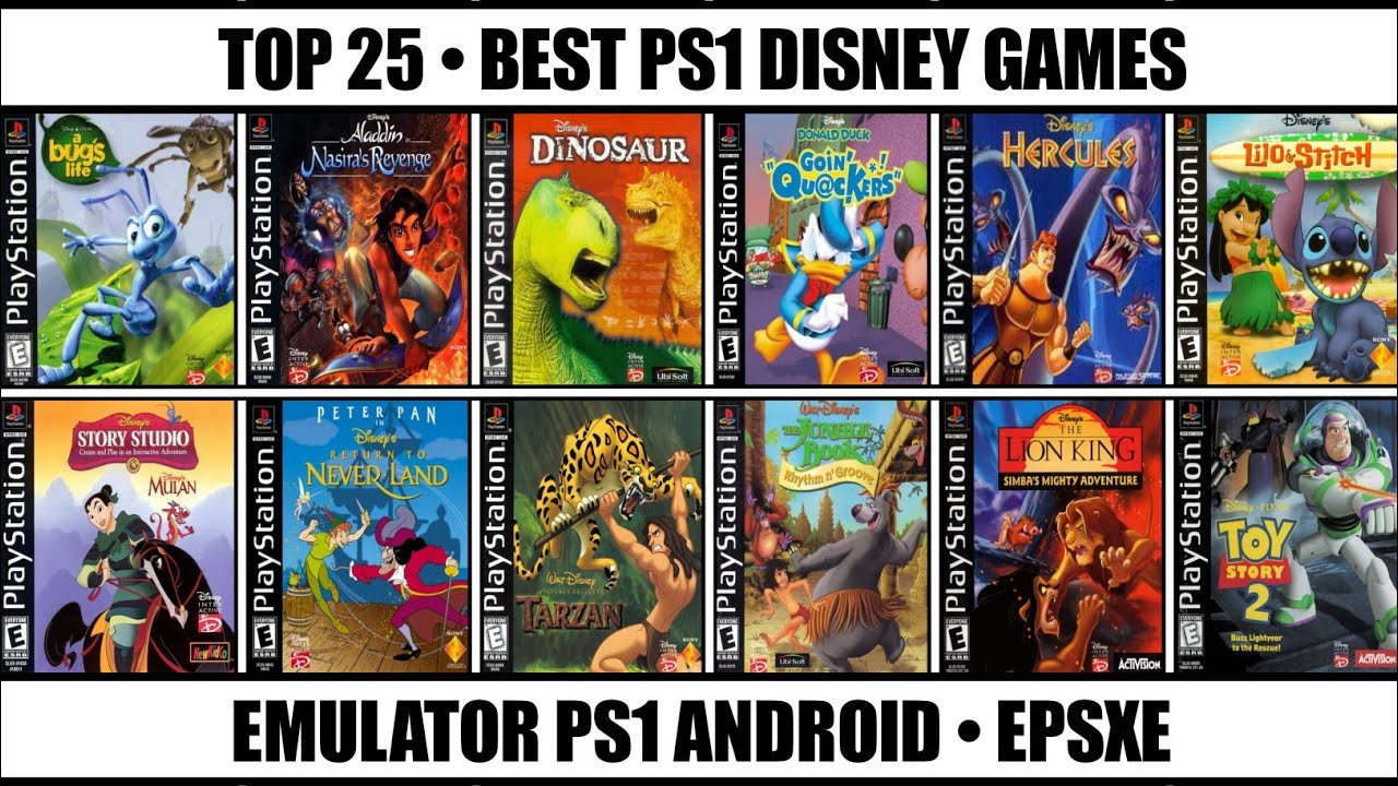 25 лучших игр Disney для PS1 | Лучшие игры для PS1 | Эмулятор PS1 для Android