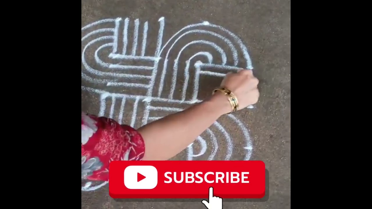 Dhanurmasam special muggu with5*3 dots🌺//padi kolam🌺// neleganta muggu 🌺