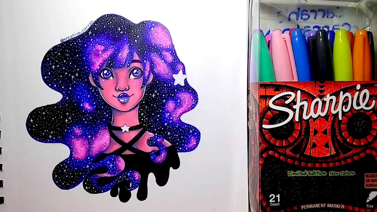 Sharpie Blending Tutorial + Speed Drawing!