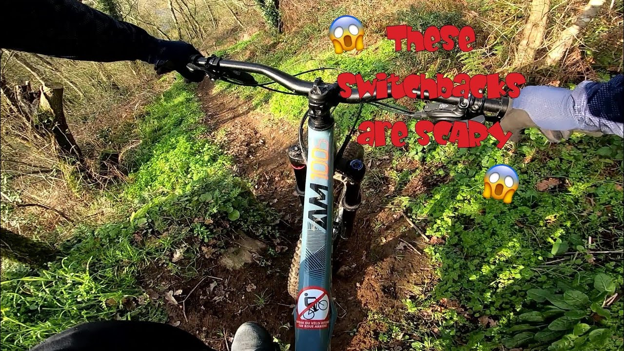 Rockrider AM100S downhill/freeride/jump/Enduro session at La Haye Fouassiere