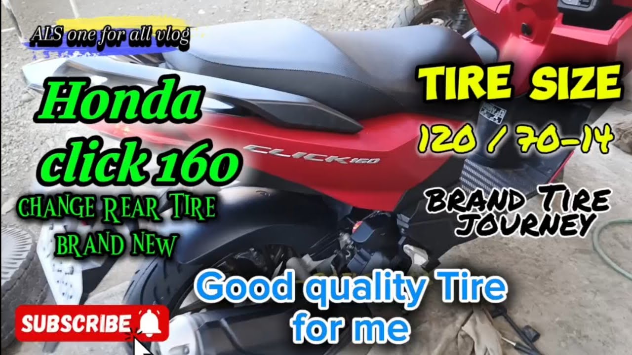 Honda Click 160 matte red Change Tire Rear step by step full story #youtube#subscribe#vario160
