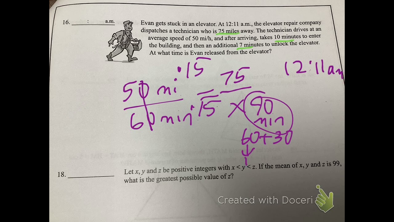 Mathcounts Chapter 2023 Sprint 11-20
