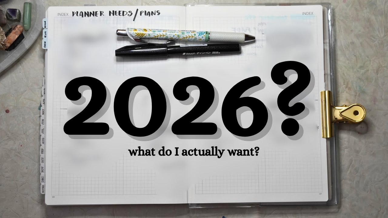 Mind Mapping My 2026 Planner Plans