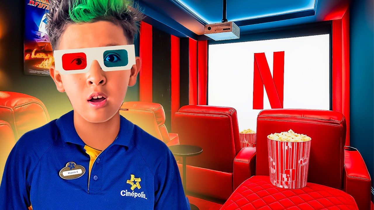 CONSTRUÍ UN CINE EN MI CASA!! 