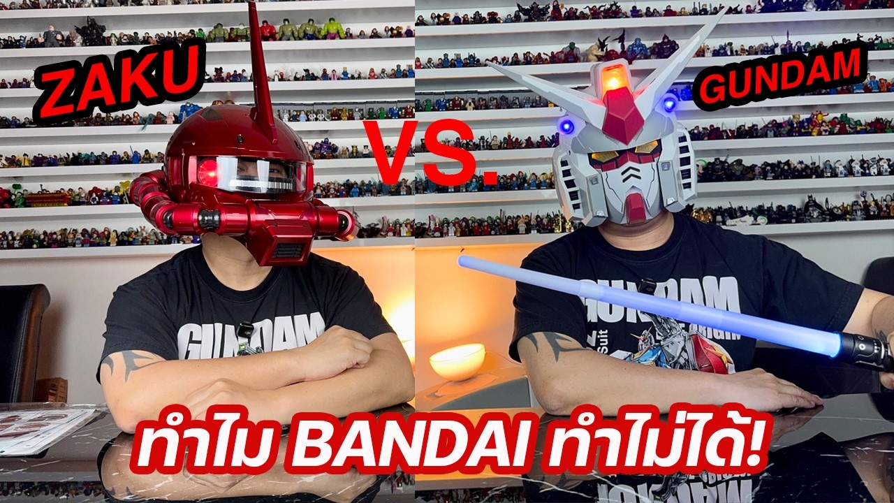 Обзор шлема GUNDAM RX-78-2 и ZAKU (китайского производства, подходит для повседневной носки).