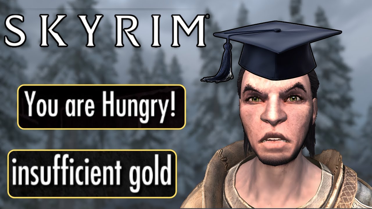 Surviving as a Student in SKYRIM (Permanent Death)