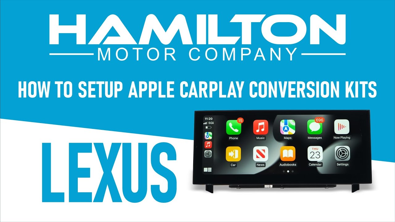 Комплекты для модернизации Lexus Apple CarPlay от Hamilton Motor Company