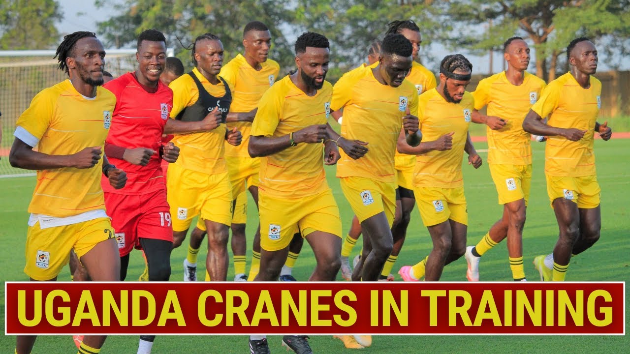 UGANDA CRANES TEAM IN FINAL TRAINING AHEAD OF THE SOUTH SUDAN ENCOUTER IN THE AFCON 2025 QUALIFIERS