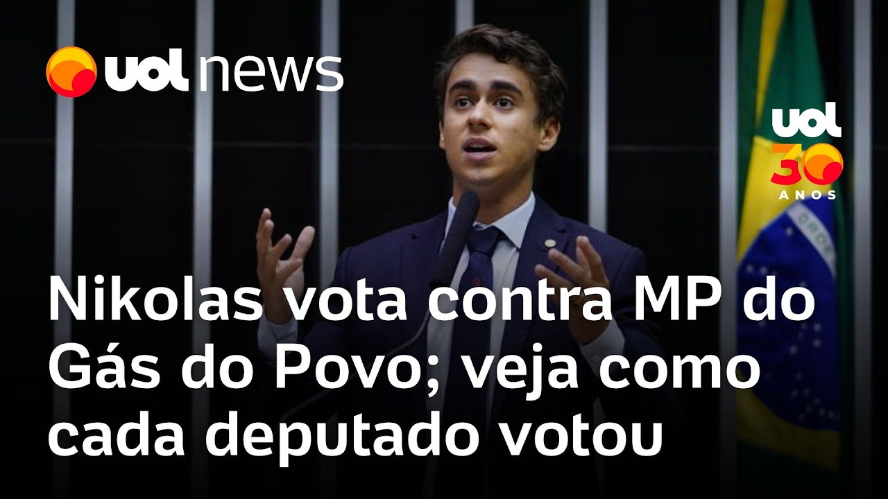 Nikolas Ferreira vota contra MP do Gás do Povo na Câmara; veja como cada deputado votou