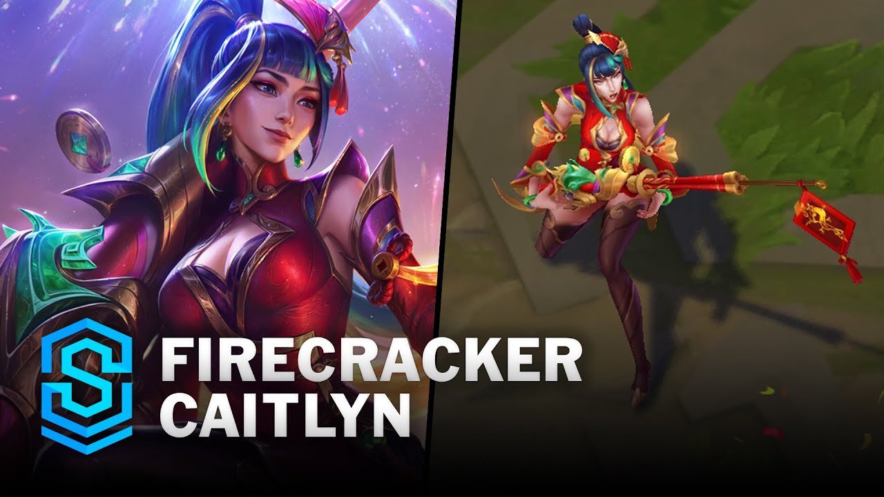 Firecracker Caitlyn Skin Spotlight - Pre-Release - PBE Preview - League of Legends