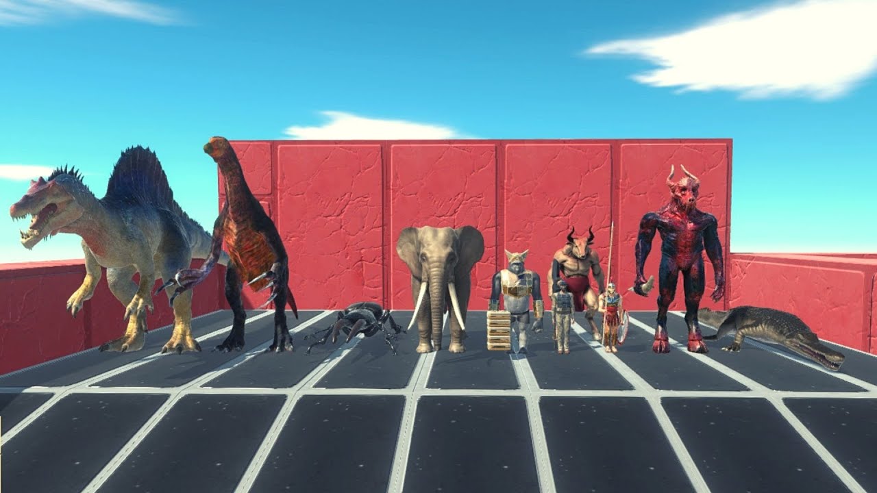 Impossible Maze - Mini Bosses Team ARBS | Animal Revolt Battle Simulator