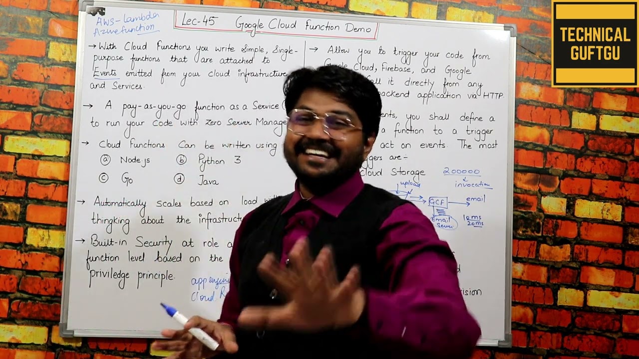 Google Cloud Function Demo-Hindi/Urdu | Lec-45 | What is GCF |Create a HTTP Triggered Cloud function