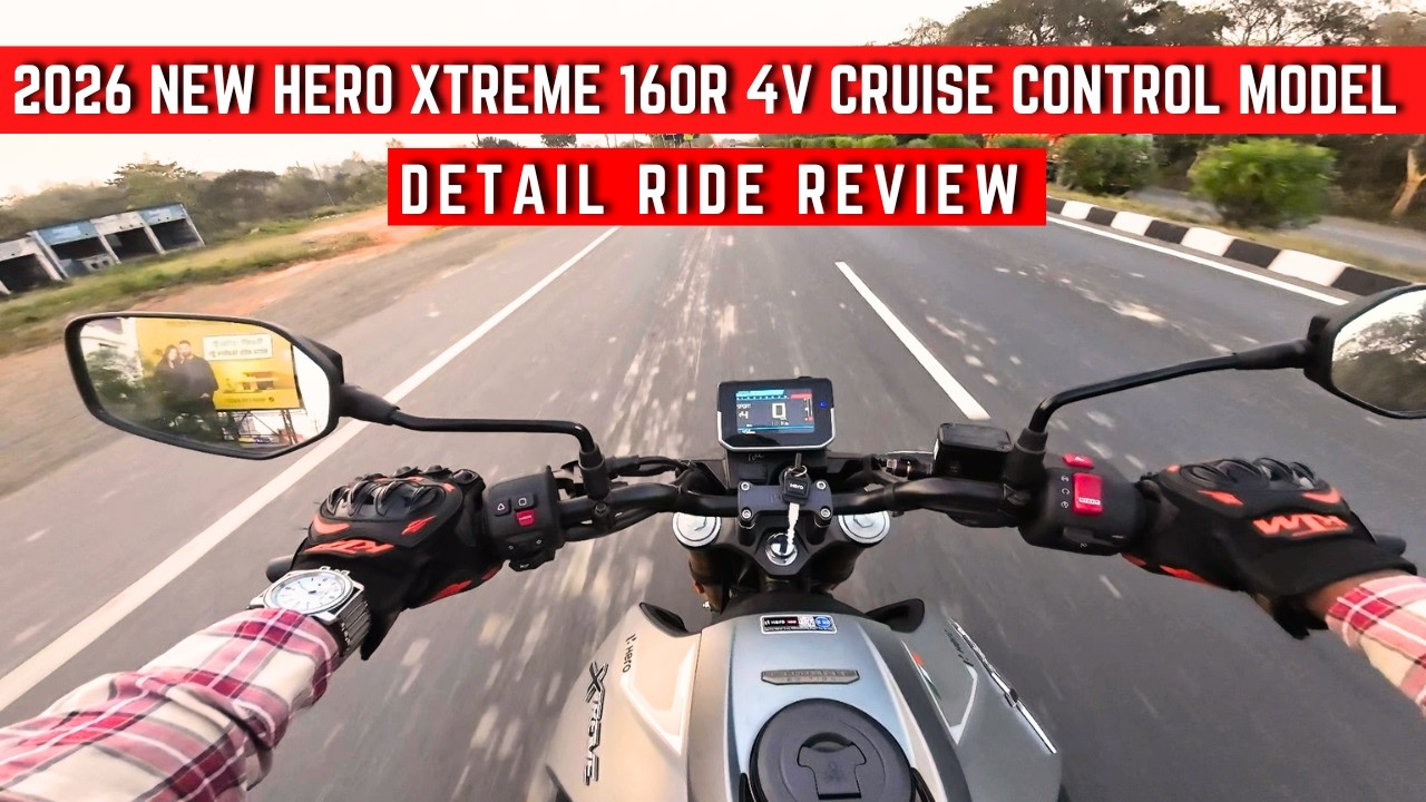 Finally 2026 New Hero Xtreme 160R 4V Cruise Control Ride Review | Better Than N160 & Apache 160 4V??
