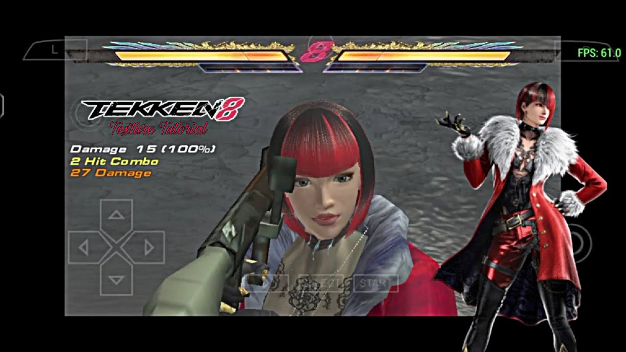 (Tutorial) How to add Anna TK8 Red Outfit Textures into Tekken 6 psp | Tekken 6 Global Mod | PPSSPP