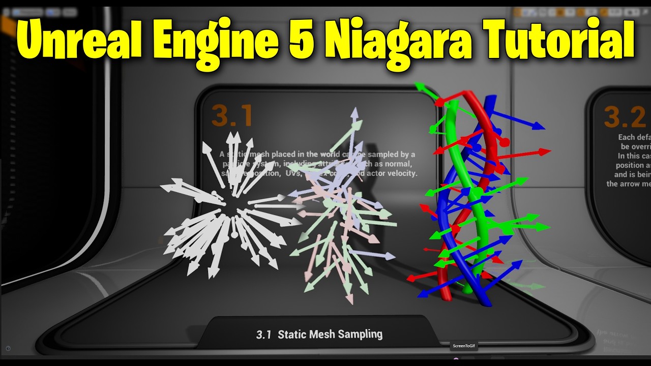 Static Mesh Sampling in UE5 Niagara: A Sneak Peek