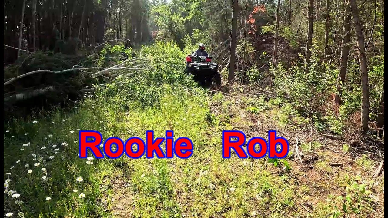 New Rider Rookie Rob Long ATV Epic Ride Nasty Trails Roads New Old Can Am Outlander Grizzly Polaris