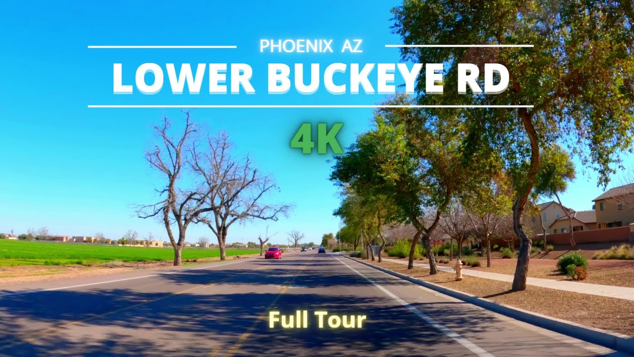 Complete Driving Route | Phoenix Metropolitan | Lower Buckeye Road | Eastbound | Full Point Of View