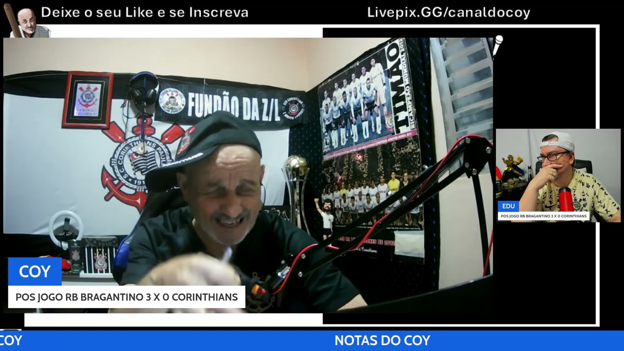 POS JOGO RB BRAGANTINO 3 X 0 CORINTHIANS | PARDOVAL INVENTA E TIMÃO É GOLEADO. COY P...DA VIDA.