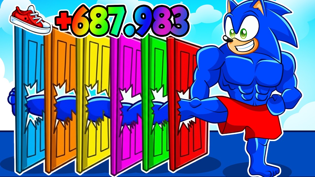 Gastei +100,000$ para QUEBRAR TODAS AS PORTAS no Roblox!