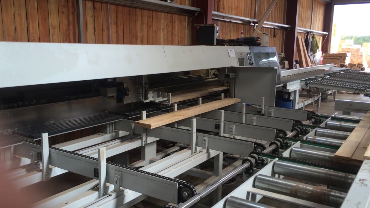 BOTTENE Optimizing cross cut saw PUSH 180 XL for saw mill