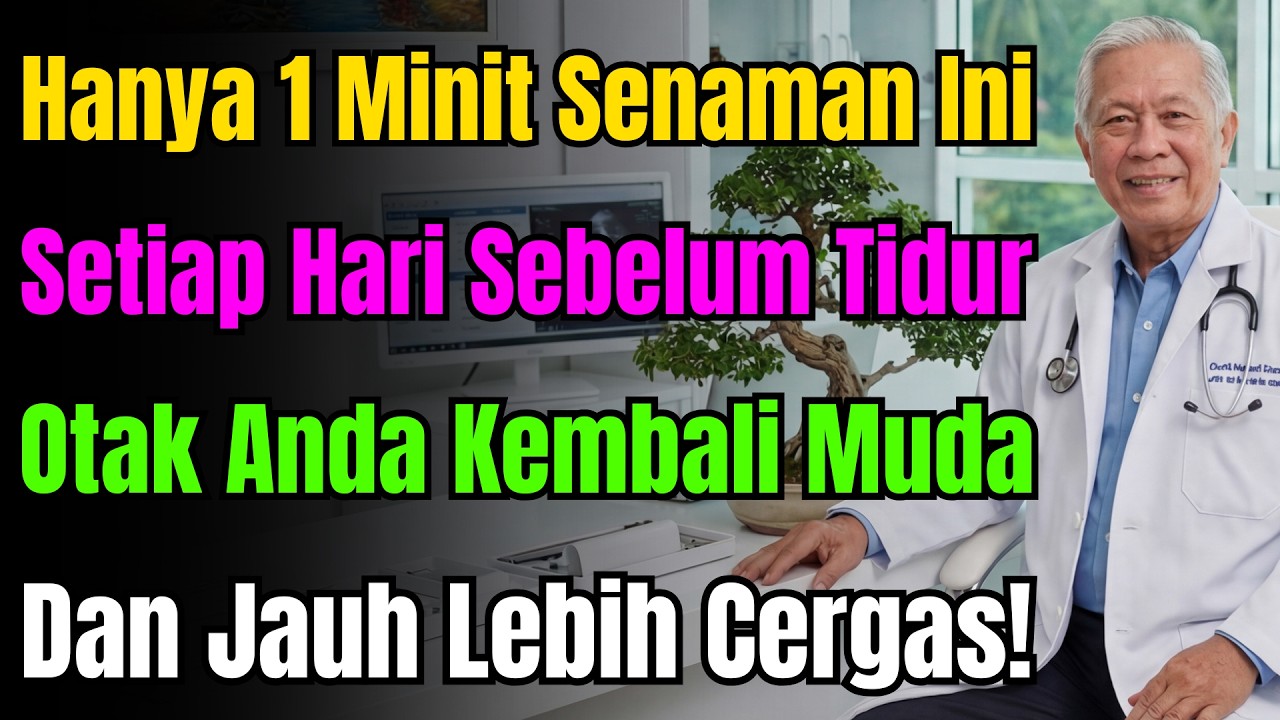 Hanya 1 Minit Sehari, Otak Jadi 20 Tahun Lebih Muda! Ini Rutin Wajib Selepas Melepasi Usia 60.