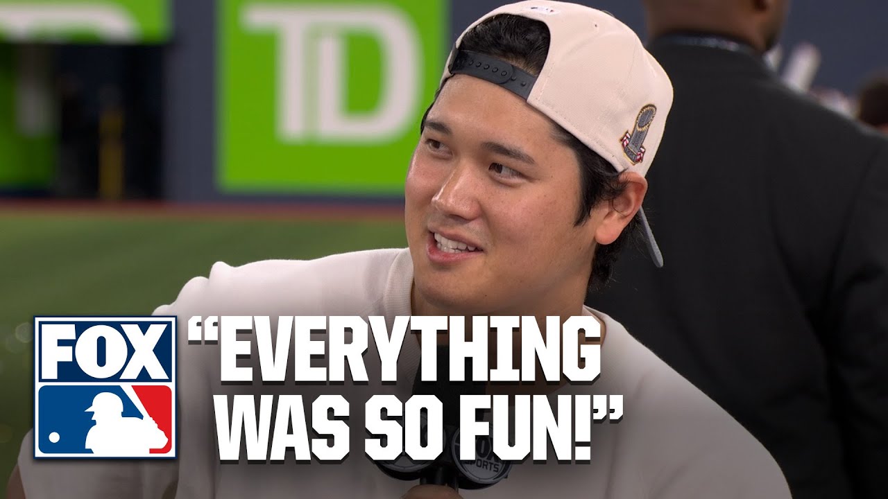 Shohei Ohtani on Winning World Series & Dodgers' Yamamoto: 'He is the Number 1 Pitcher in the World'