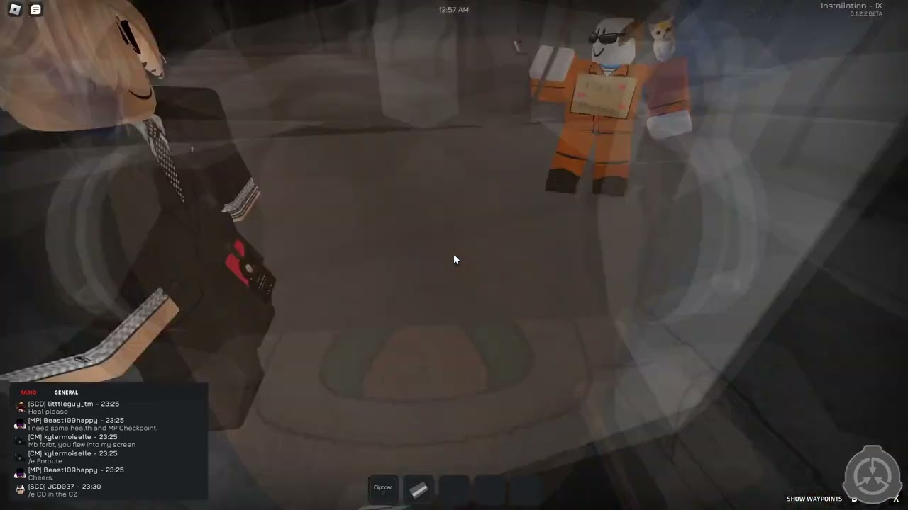 SCP - 1200-62 Test Installation IX