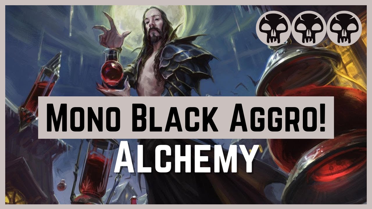 Mono Black Aggro! || Community Brew! || MTG Arena Alchemy