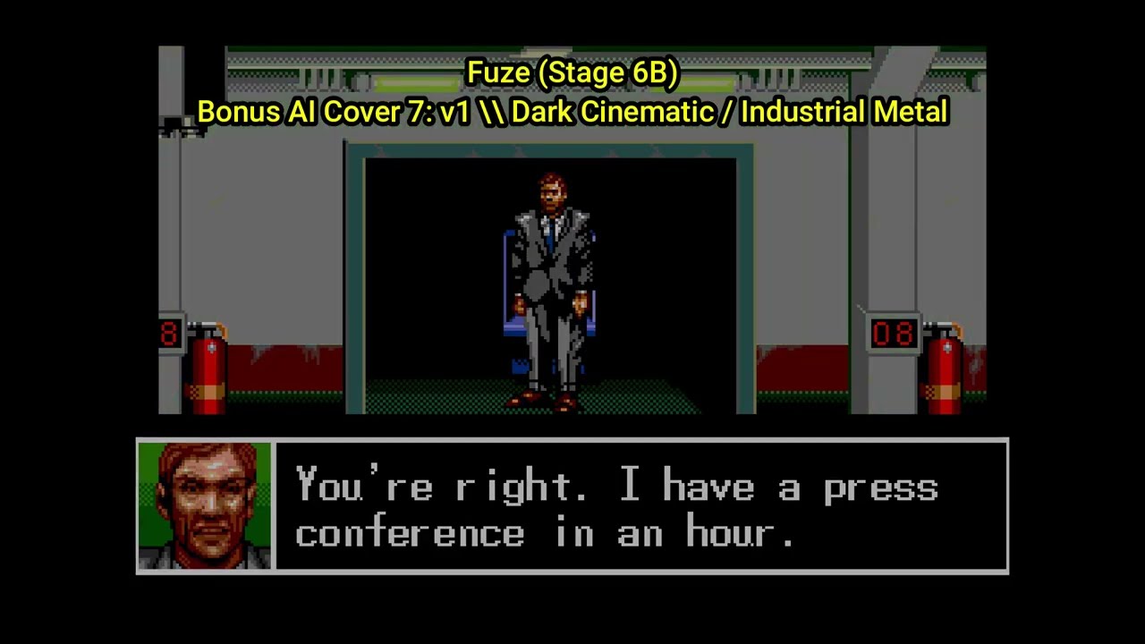 [Bonus] Streets Of Rage 3 - Fuze (Stage 6B) [AI Cover 7: v1] \\ Dark Cinematic / Industrial Metal