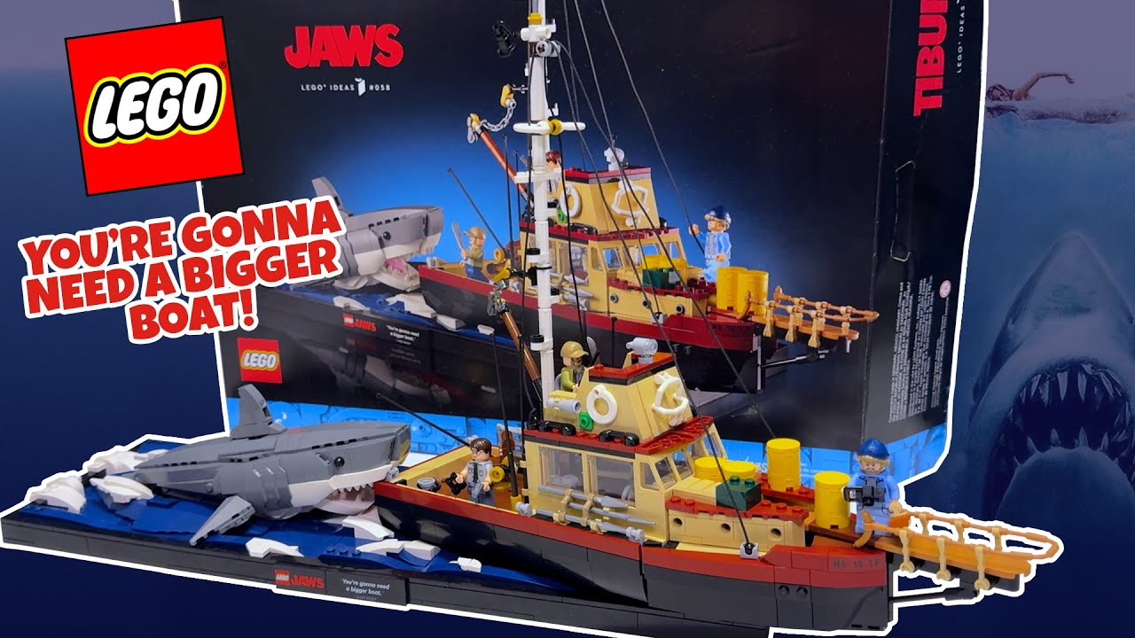 Обзор набора LEGO Ideas "Челюсти"!!!