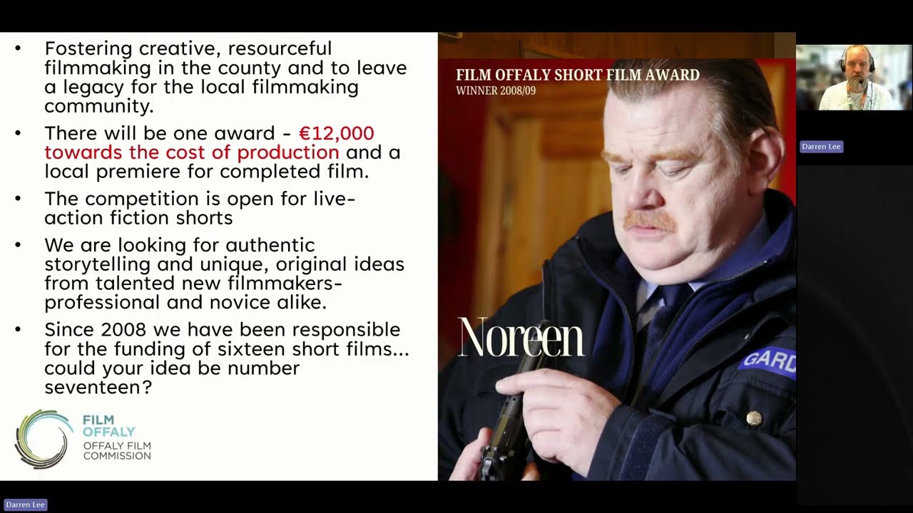 Film Offaly Short Film Award 2026  - Webinar and Q&A