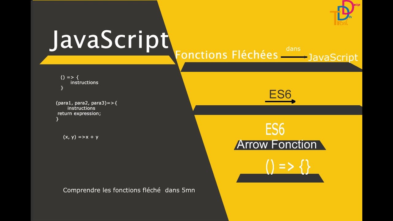 1-JavaScript  ES6  fonctions fléchées