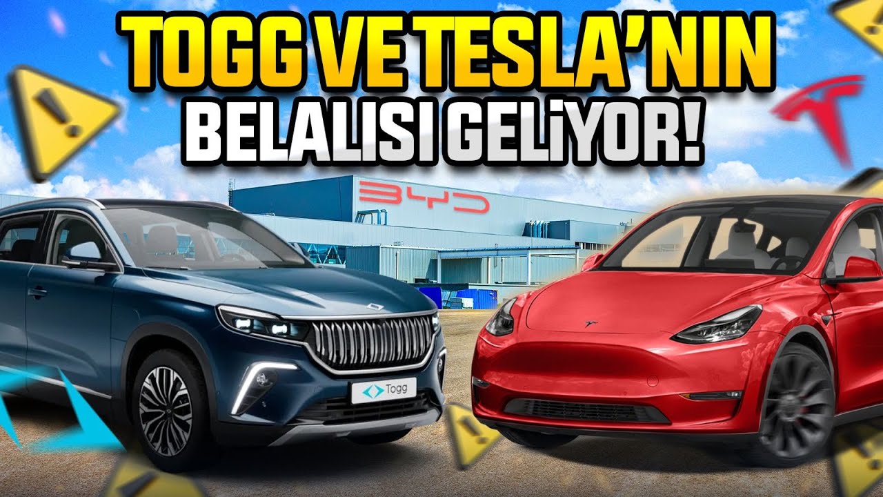 TESLA ve Togg'un belalısı BYD, Türkiye'ye fabrika kuruyor!
