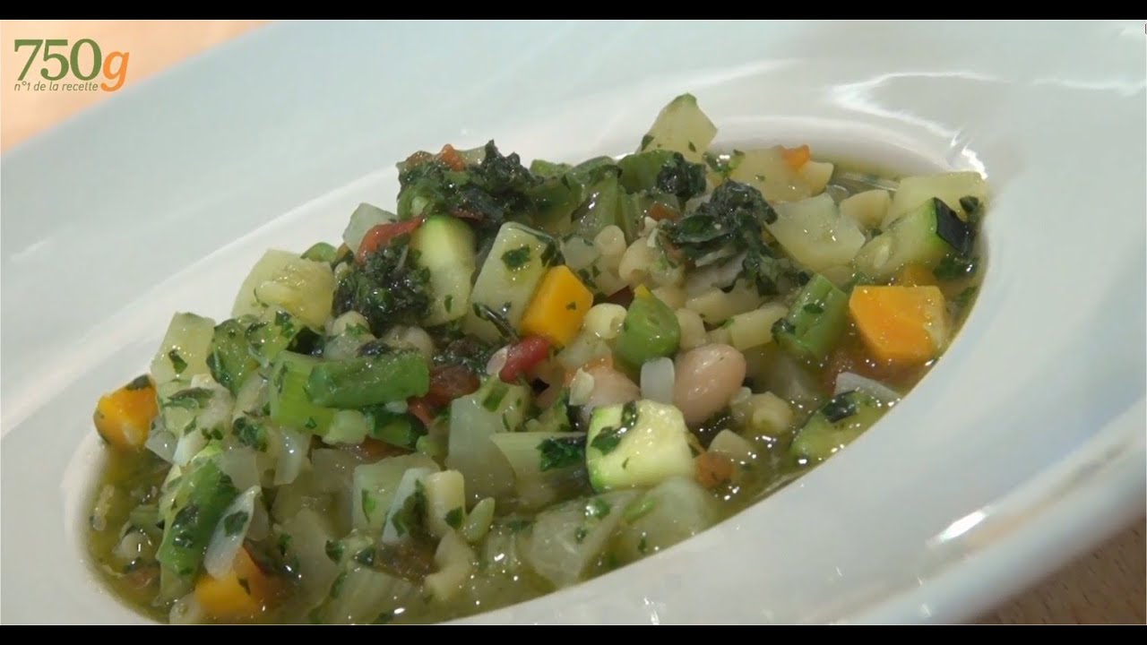 Recette de la Soupe au pistou - 750g