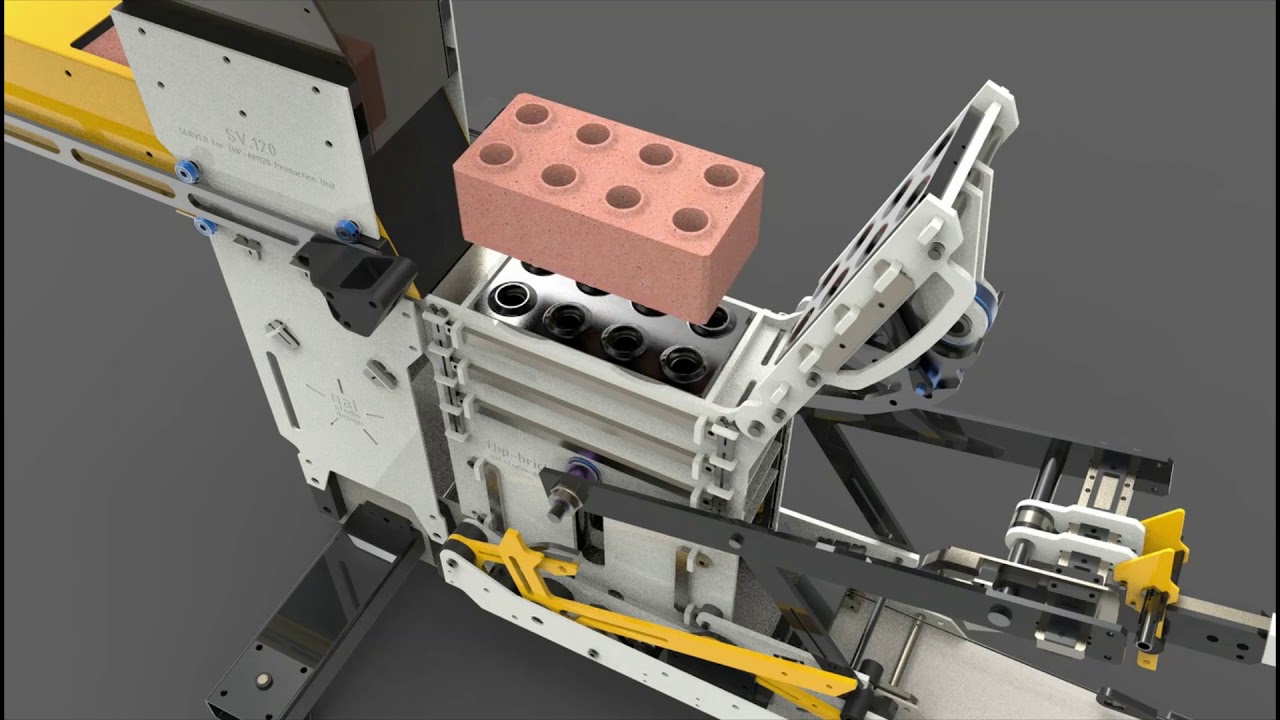 Compressed Bricks Machine _ THP-AUTOMAN120 _ automatic CEB machine (cinva ram type)