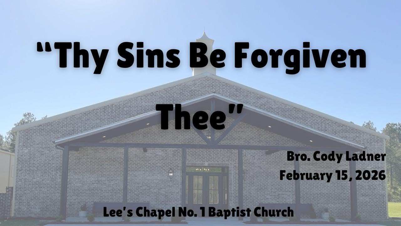 Thy Sins Be Forgiven Thee