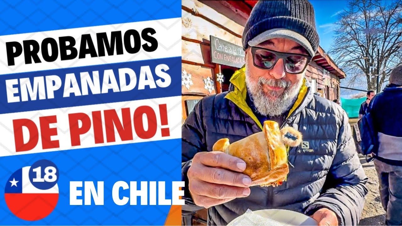 😮PROBAMOS EMPANADA DE PINO EN CHILE en la FIESTA EN CHOSHUENCO Y ESTO NOS PASÓ!!🥳 #chile #choshuenco