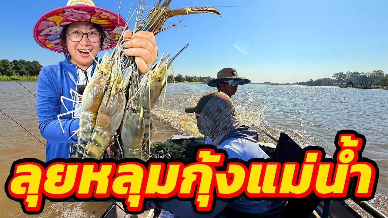 ตกกุ้งกับ ไต๋หน้าใหม่ ราคาเบาๆ  ไปหากุ้งที่บางประอิน อย่างเยอะ @Fin A Dii Channel​