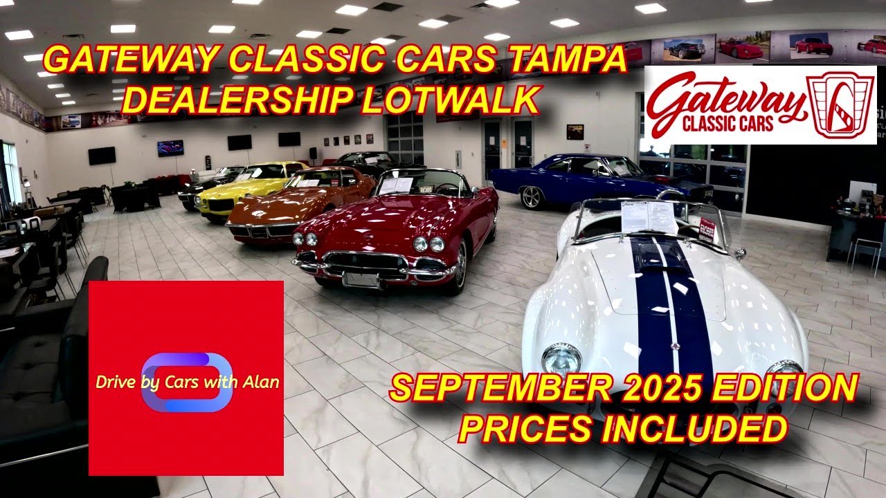 GATEWAY CLASSIC CARS TAMPA LOT WALK SEPTEMBER 2025 EDITION WITH PRICES