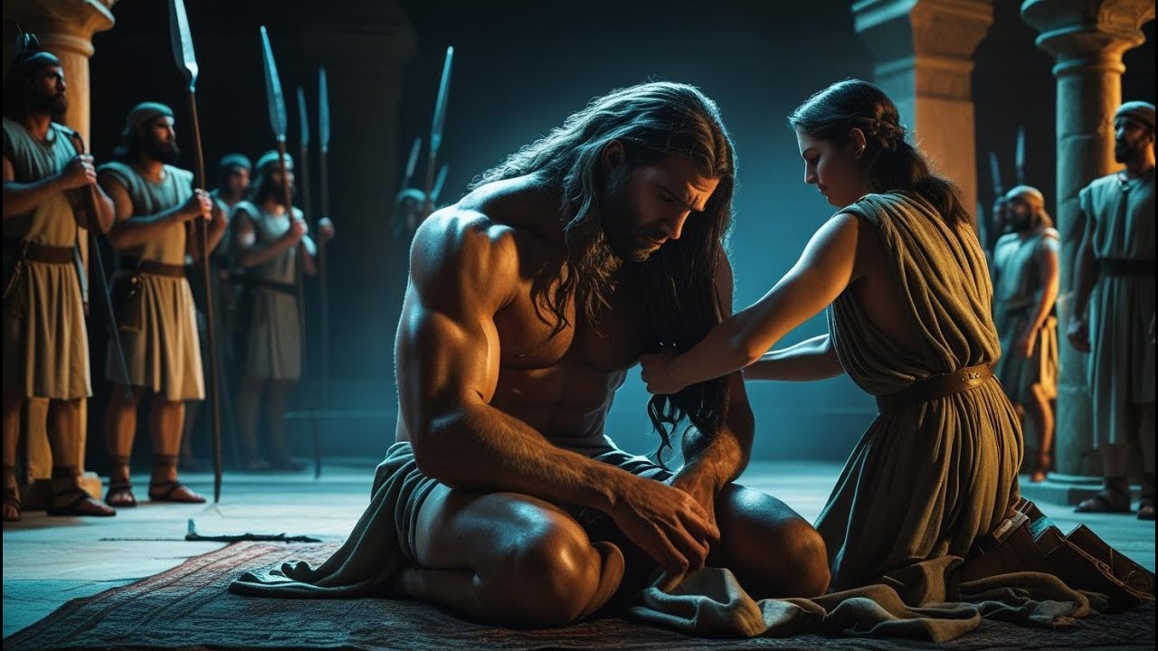 💪🔥 SAMSON AND DELILAH – THE BIBLICAL STORY (JUDGES 13–16) ✝️🏛️