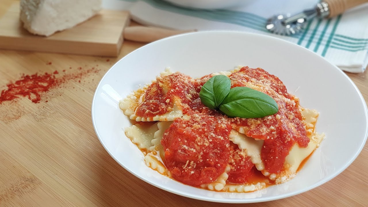 Ravioli di Ricotta, Bietole e Zafferano