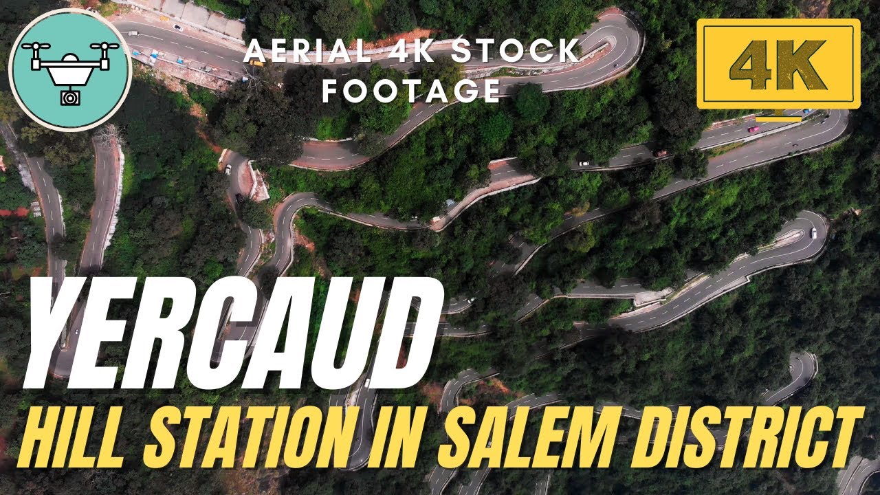 Yercaud Drone Footage | Aerial 4k Stock Footage