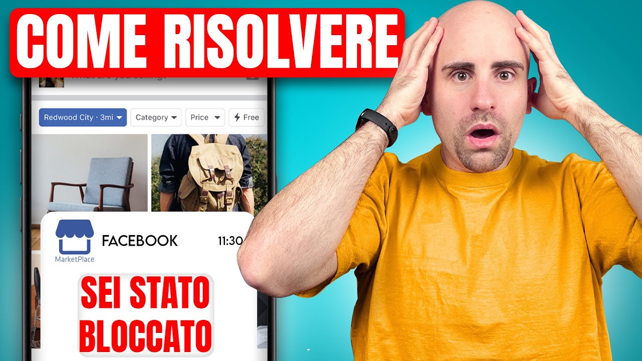Mi hanno BLOCCATO il FACEBOOK MARKETPLACE 😡 ecco come RISOLVERE