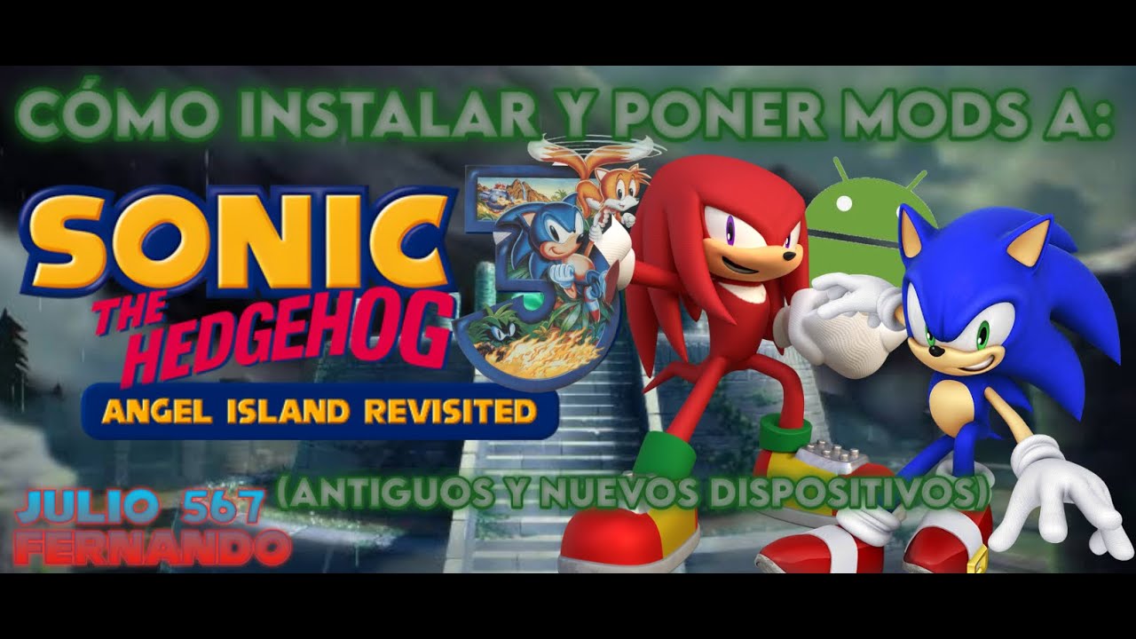 Cómo instalar y poner mods en Sonic 3 A.I.R Fácil y Rápido (Android)