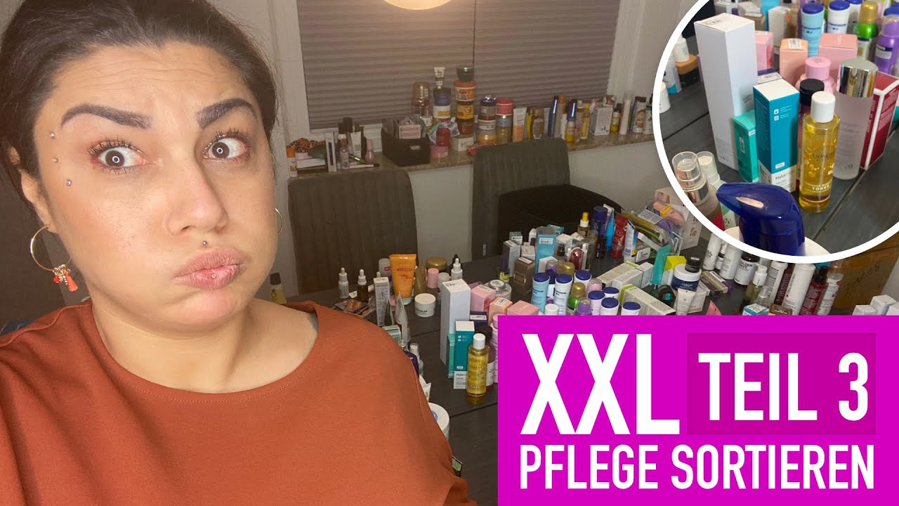 Ich sortiere meine Pflegesammlung! XXL Pflege aussortieren - Der letzte Tag vom Declutter l Elanhelo